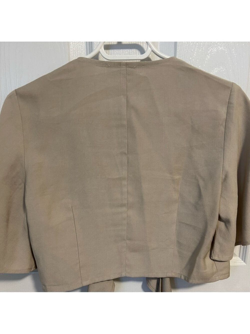 Coco & Yves Front Tie Women's Top, Size Small, Colour Khaki Beige. - Picture 8 of 8